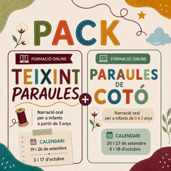 PACK PARAULES DE COTÓ + TEIXINT HISTÒRIES